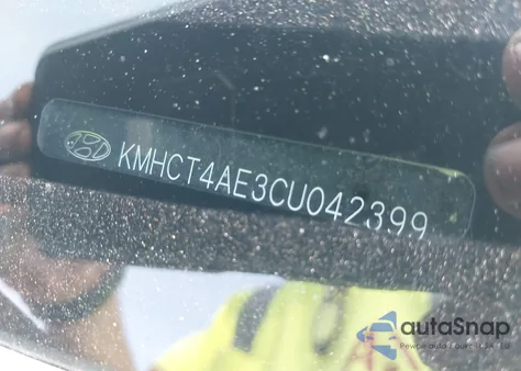 2012 Hyundai Accent Gls из США, поврежденный, VIN KMHCT4AE3CU042399